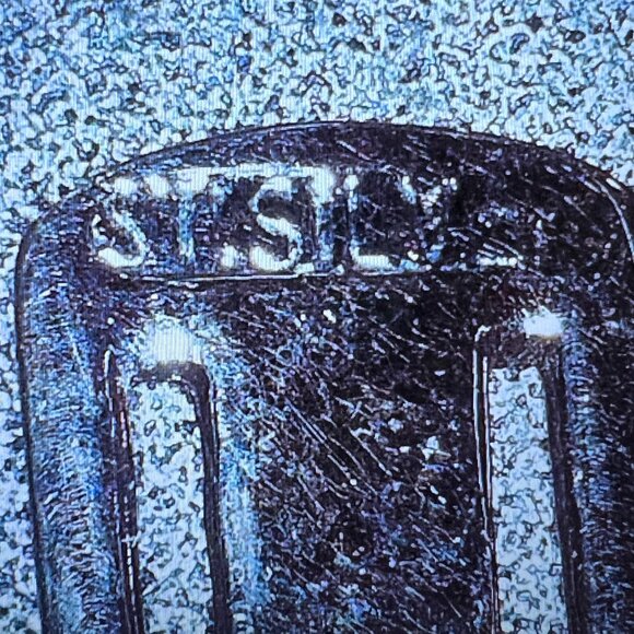 Vintage Italian Sterling Silver Open Link Bracelet w/ Carnelian Clasp – ST. SILV - Picture 8 of 12